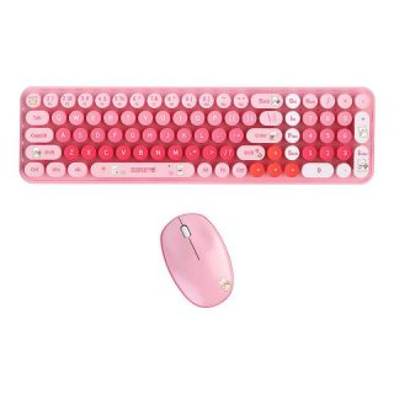 Mofii Datora tastatūra MOFII  MOFI Baby Bear Wireless Keyboard + Mouse Set (pink)