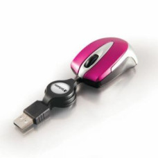 Verbatim Datora pele Verbatim  Verbatim Mysz optyczna Go Mini USB-A 1000 dpi różowy/hot pink 49021