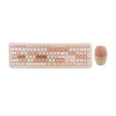 Mofii Datora tastatūra MOFII  Wireless keyboard + mouse set MOFII 666 2.4G (beige)