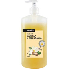 BETRES dušas želeja ar vaniļas aromātu un makadamijas eļļu 750ml