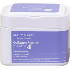 MARY&MAY Collagen Peptide Vital auduma maskas sejai 30gab