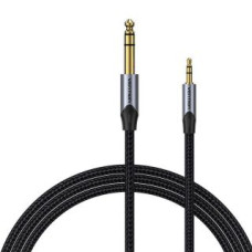 Vention Parveidotājs Vention  Cable Audio 3.5mm TRS to 6.35mm Vention BAUHH 2m Gray