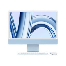 Apple Personālais dators Apple  iMac 24” 4.5K Retina,   M3 8C CPU, 10C GPU/8GB/256GB SSD/Blue/SWE