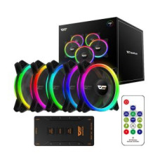 Darkflash Dzesētājs Darkflash  Computer Fan Set ARGB Darkflash DR12 Pro 5in1 120x120 (black)