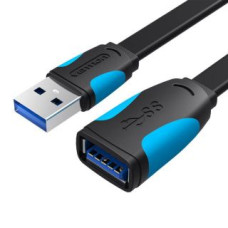 Vention Parveidotājs Vention  Flat USB 3.0 extender Vention VAS-A13-B150 1.5m Black