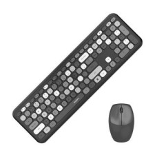 Mofii Datora tastatūra MOFII  Wireless keyboard + mouse set MOFII 666 2.4G (Black)