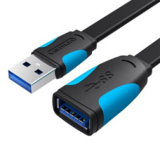 Vention Parveidotājs Vention  Flat USB 3.0 extender Vention VAS-A13-B100 1m Black