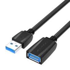 Vention Kabelis Vention  Extension Cable USB 3.0 male USB to female USB Vention VAS-A45-B300 1m (Black)