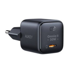 Aukey Adapteris Aukey  Wall Charger Aukey PA-B1L,USB-C, 30W (black)