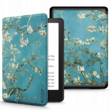 Tech-Protect Cita datorprece Tech-Protect  Tech-Protect SmartCase case for Kindle Paperwhite V / 5 / Signature Edition - blue with sakura flowers