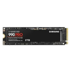 Samsung Cietais disks SSD Samsung  SSD||990 PRO|2TB|M.2|PCIE|NVMe|MLC|Write speed 6900 MBytes/sec|Read speed 7450 MBytes/sec|2.3mm|TBW 1200 TB|MTBF 1500000 hours|MZ-V9P2T0BW