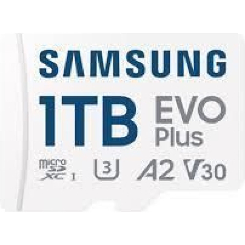 Samsung Cita datorprece Samsung  MEMORY MICRO SDXC EVO+ 1TB/V30 W/A MB-MC1T0SA/EU