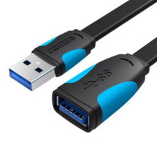 Vention Parveidotājs Vention  Flat USB 3.0 extender Vention VAS-A13-B200 2m Black