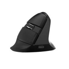 Delux Datora pele Delux  Wireless Vertical Mouse Delux M618Mini BT+2.4G RGB 4000DPI (Iron Gray)