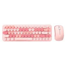 Mofii Datora tastatūra MOFII  MOFII Wireless Keyboard+Mouse iBean Pro New 2.4G (Pink)