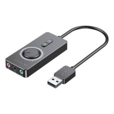 Vention Serveru  - Citi piederumi Vention  External USB 2.0 audio card Vention CDRBF 1m (black)