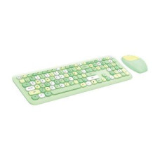 Mofii Datora tastatūra MOFII  Wireless keyboard + mouse set MOFII 666 2.4G (Green)