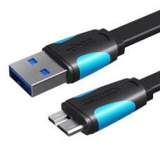 Vention Kabelis Vention  Flat USB 3.0 A to Micro-B cable Vention VAS-A12-B025 0.25m Black