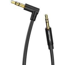 Vention Parveidotājs Vention  Cable Audio AUX 3.5mm to 90° 3,5mm Vention BAKBF-T 1m Black