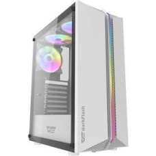 Darkflash Dzesētājs Darkflash  Computer case Darkflash DK151 LED with 3 fans (white)