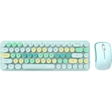 Mofii Datora tastatūra MOFII  Wireless keyboard + mouse set MOFII Bean 2.4G (Green)