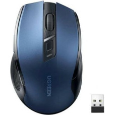 Ugreen Datora pele Ugreen  Ugreen MU006 wireless optical mouse USB 2.4GHz / Bluetooth 5.0 4000 DPI - blue