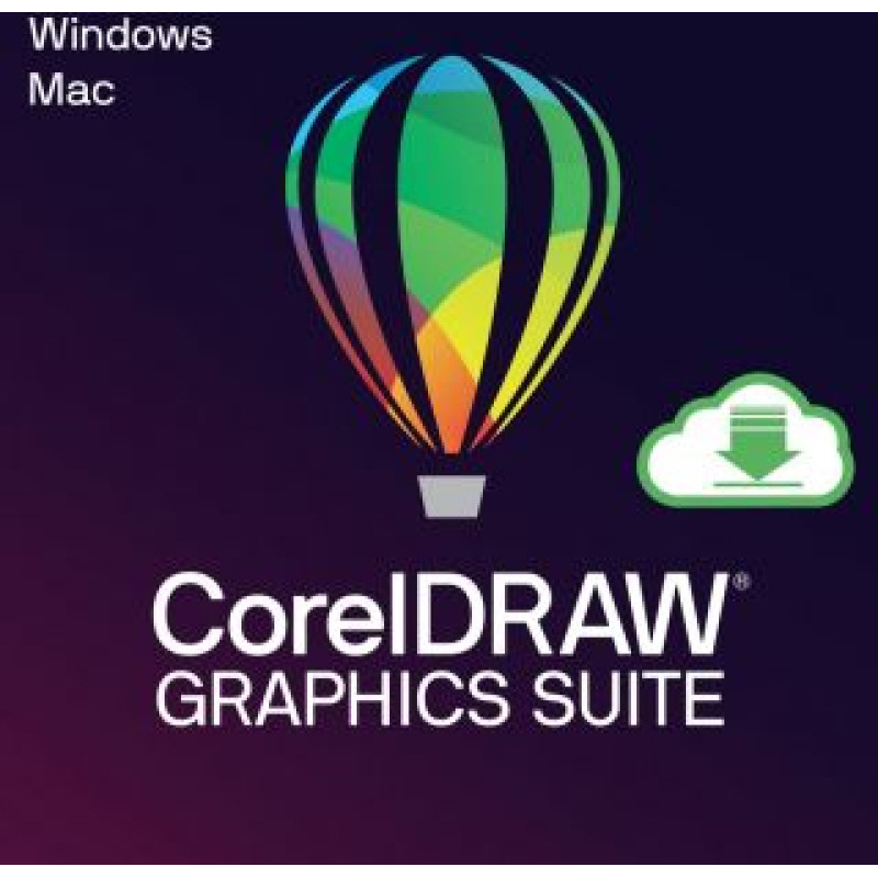 Corel Lietojumprogrammas COREL  DRAW Graphics Suite 2024 Business Perpetual License, 1 year Sure Maintenance, volume 1-4