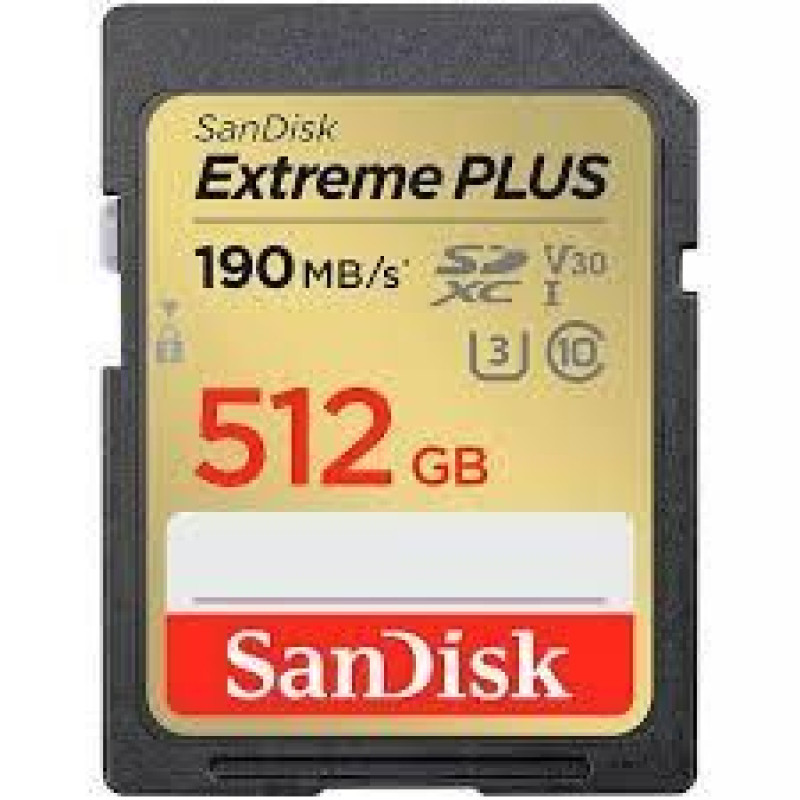 Sandisk By Western Digital Cita datorprece SANDISK BY WESTERN DIGITAL  MEMORY SDXC 512GB UHS-1/SDSDXWV-512G-GNCIN SANDISK