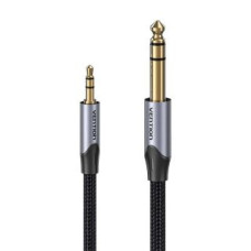 Vention Parveidotājs Vention  Cable Audio 3.5mm TRS to 6.35mm Vention BAUHF 1m Gray