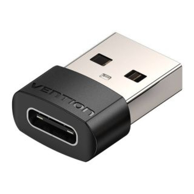 Vention Parveidotājs Vention  Adapter USB 2.0 Male to USB-C Female Vention CDWB0 Black