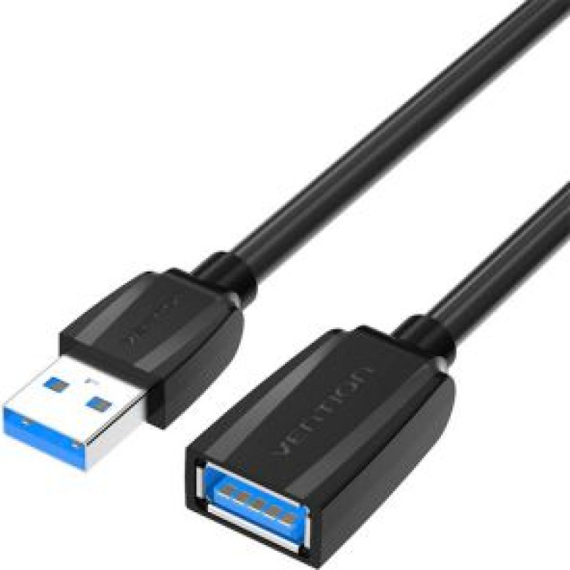 Vention Kabelis Vention  Extension Cable USB 3.0 male to USB female Vention VAS-A45-B300 3m (Black)