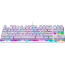 Motospeed Datora tastatūra Motospeed  Mechanical gaming keyboard Motospeed K87S RGB (white)