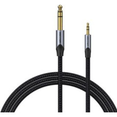 Vention Parveidotājs Vention  Cable Audio 3.5mm TRS to 6.35mm Vention BAUHF 1m Gray