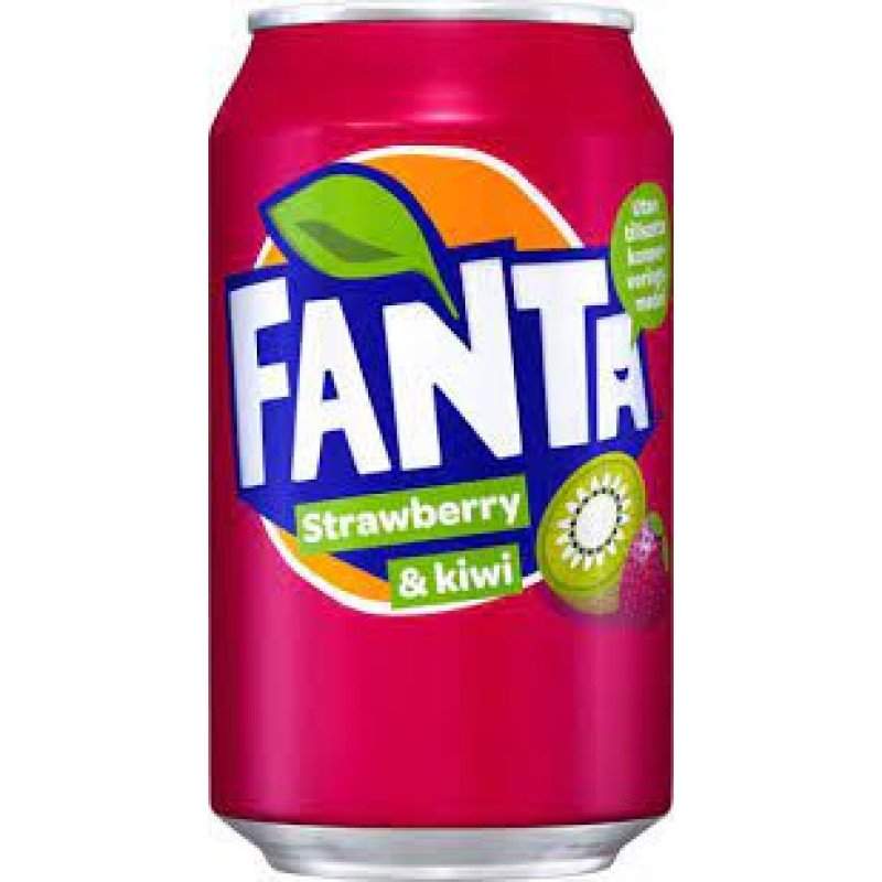 FANTA Strawberry & Kiwi, bundžā 330ml