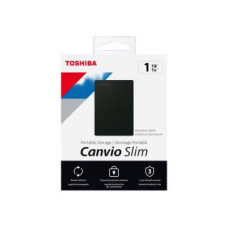 Toshiba Datoru piederumi Toshiba  TOSHIBA Canvio Slim 1TB USB 3.2 black