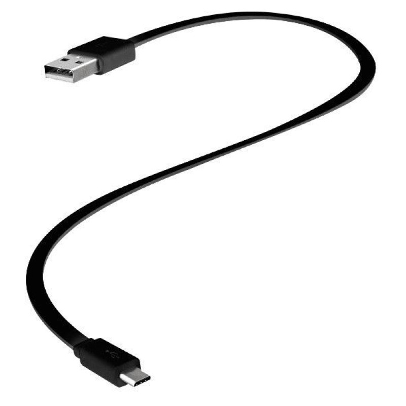 Ilike Kabelis iLike  micro USB cable 30cm Black