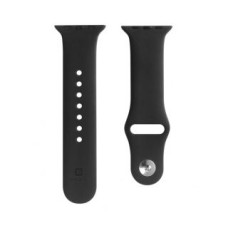 Evelatus Siksniņa Evelatus  Apple Watch 42/44/45mm Silicone Loop Watch Straps (S/M 110mm) Black