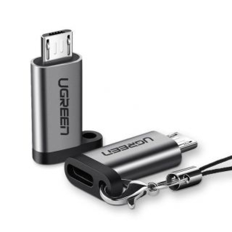 Ugreen Parveidotājs Ugreen  USB-C Female to Micro USB Male Adapter Grey