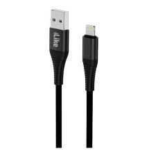 Ilike Kabelis iLike - iLike Charging Cable for lightning devices CCI01 Black