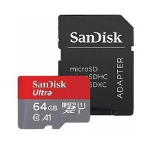 Sandisk By Western Digital Cita datorprece SANDISK BY WESTERN DIGITAL  MEMORY MICRO SDXC 64GB UHS-I/W/A SDSQUAB-064G-GN6MA SANDISK