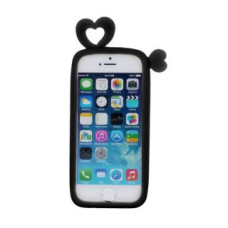 Greengo Maciņš universāla grāmata GreenGo Universal bumper L (10cm) Hearts Black