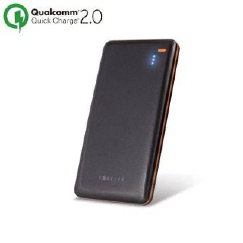 Forever Ārējais akumulators Forever Universal Power Bank 10000 mAh PTB-03 QUALCOMM Quick Charge 2.0 Black