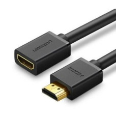 Ugreen Kabelis Ugreen  cable HDMI extension cable (female) - HDMI (male) 19 pin 1.4v 4K 60Hz 30AWG 2m black (10142) Black