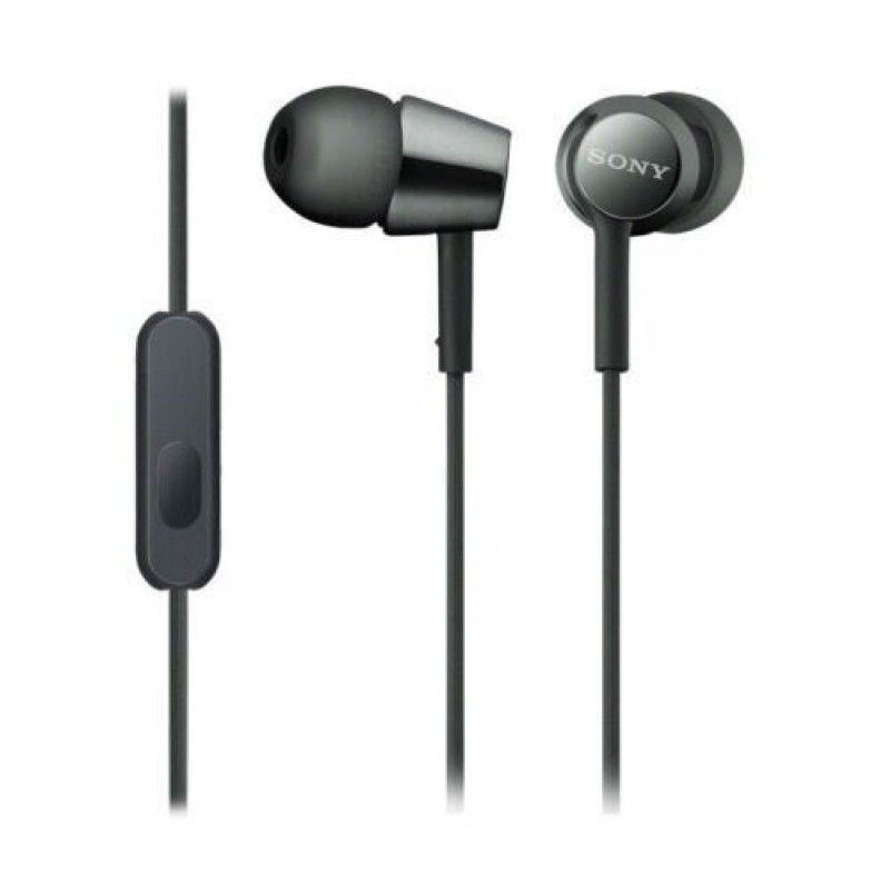 Sony Bezvadu austiņas Sony  MDR-EX155APB Wired, In-ear, Microphone, 3.5 mm, Black