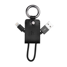 Hoco Kabelis Hoco Apple iPhone  Datu kabelis HQ UPL19 KEY CHAIN PORTABLE CHARGE CABLE BLACK