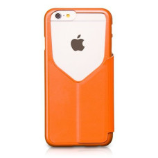 Hoco Atveramie maciņi Hoco Apple iPhone 6  In.Design PU HI-L063 Orange