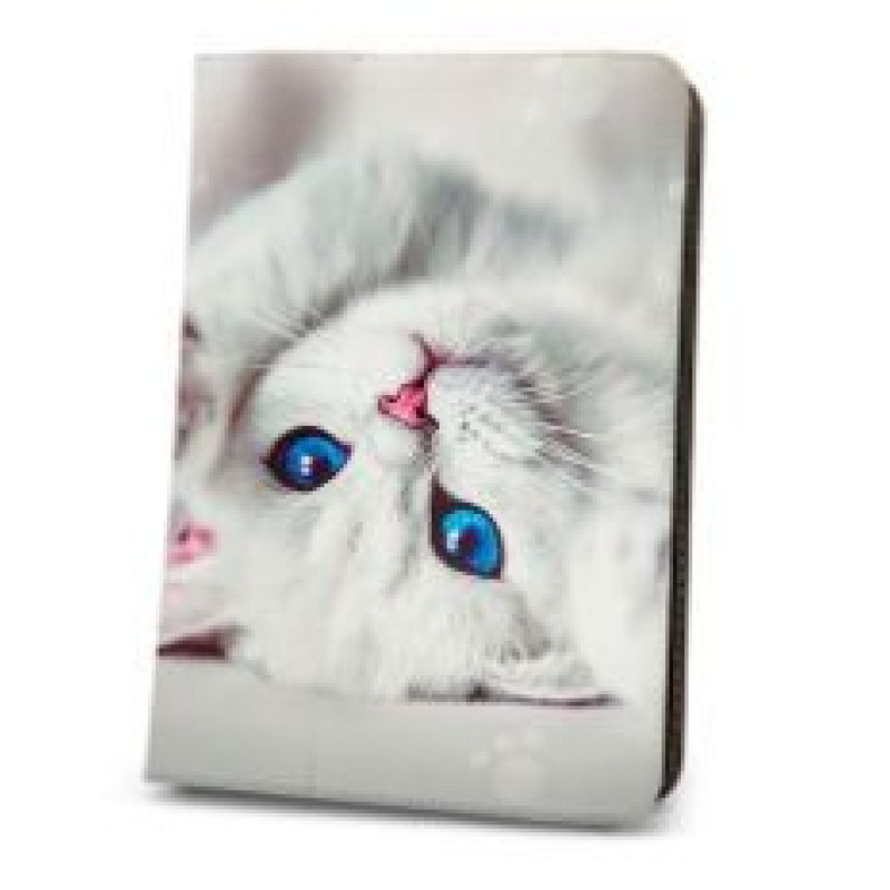 Ilike Maciņš grāmata iLike  Universal case Cute Kitty for tablet 9-10