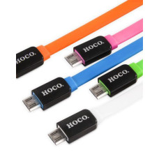 Hoco Kabelis Hoco  UPM02 Colorful priekš Micro Usb roza