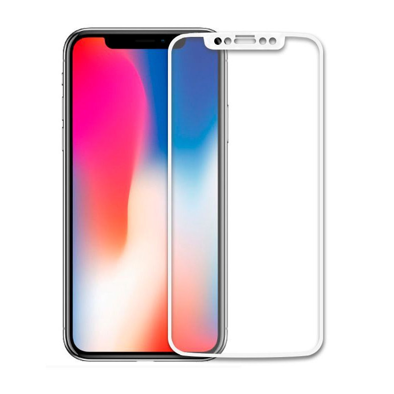 Evelatus Aizsargstikls Evelatus Apple iPhone X 2.5D Full Cover Japan Glue Glass Anti-Static