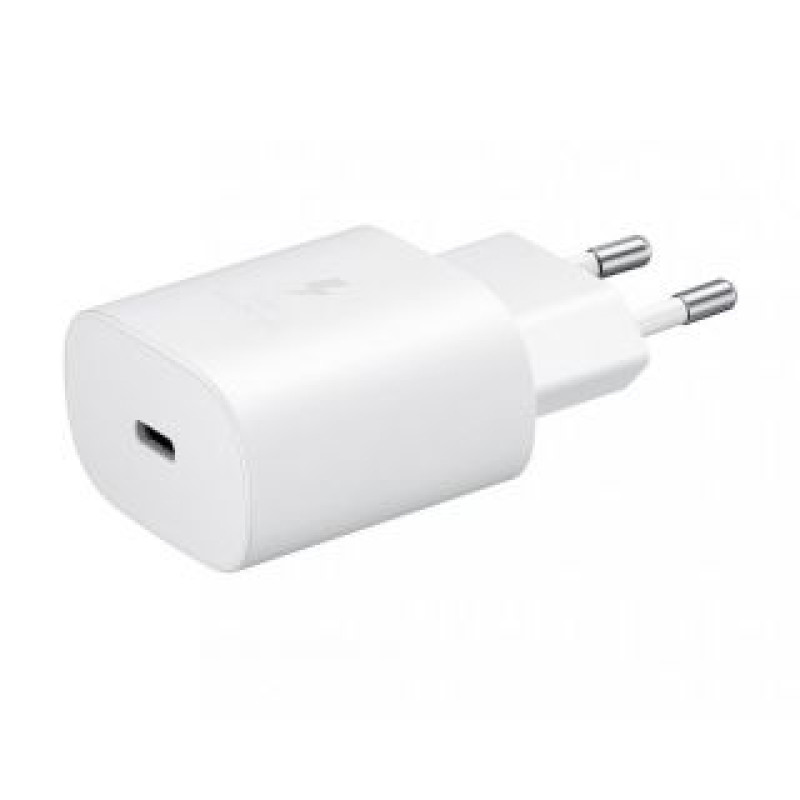 Samsung Adapteris Samsung - EP-TA800EWE Samsung USB-C 25W Travel Charger White (OOB Bulk)